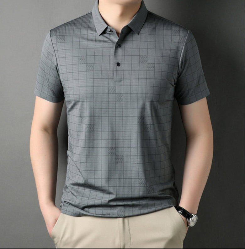 Herren Kurzarm T-Shirt aus Dünner Eisseide | Ideal für den Sommer