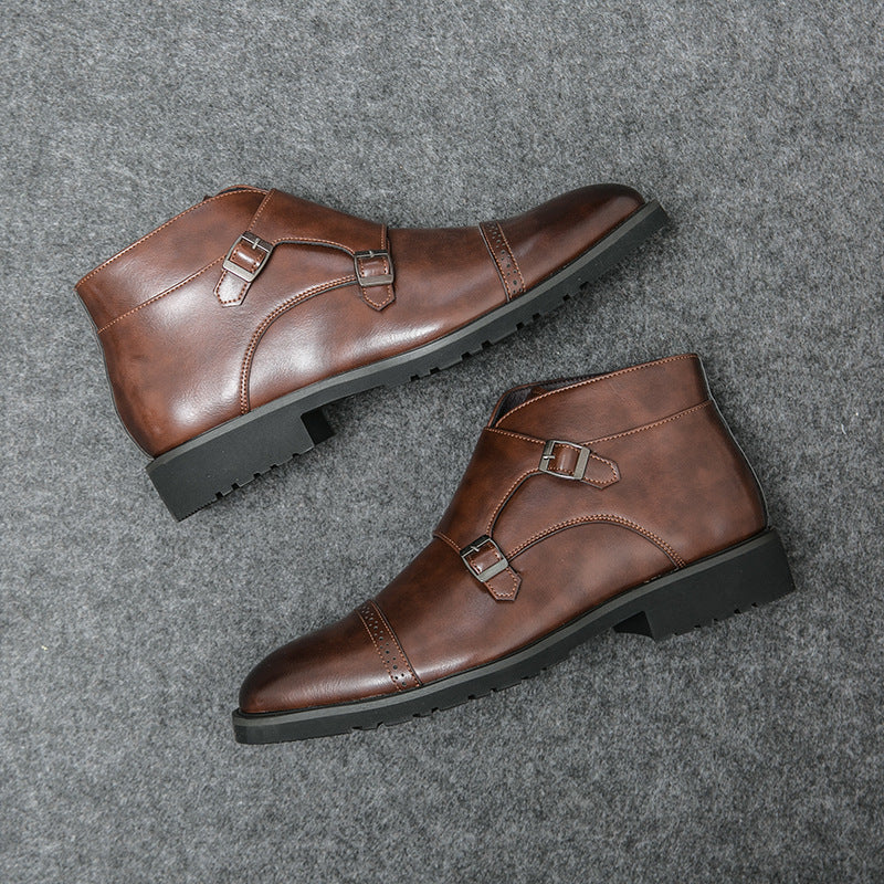 High-Top Spitzleder Outdoor Boots | Ideal für alle Jahreszeiten