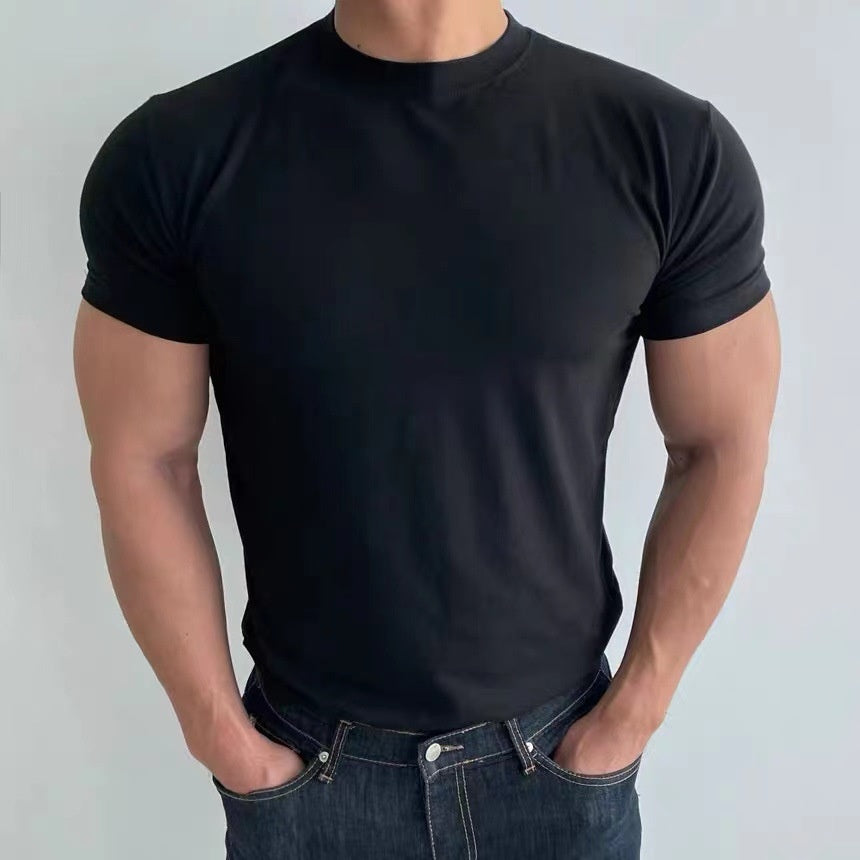 Herren Slim Fit Schnell-Trocknendes Kurzarm T-Shirt – Ideal für den Sommer