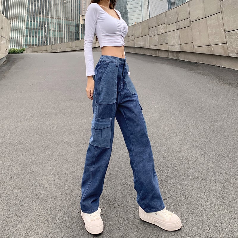 High-Waist Jeans mit Geradem Bein I Ideal für alle Jahreszeiten