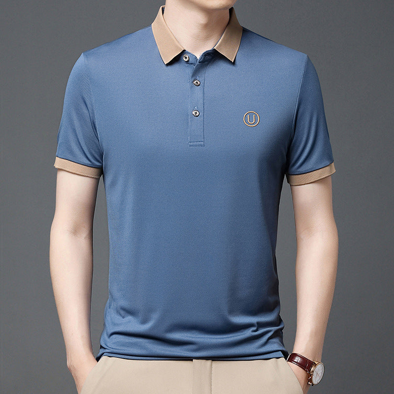 Einfarbiges Kurzarm Polo Shirt – Ideal für den Sommer
