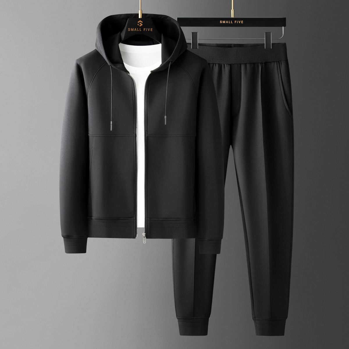 Leicht Luxuriöses High-End Cardigan Pullover Zweiteiliges Set Ideal für Herbst und Winter