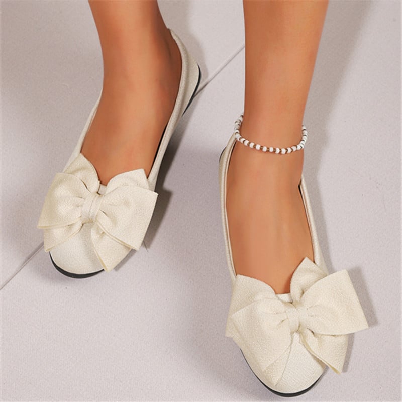 Slip-On Loafer mit Schleife und Rundkappe | Ideal für alle Jahreszeiten