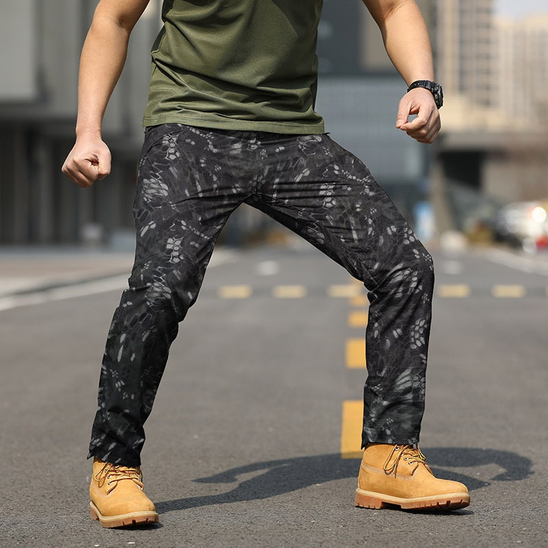 Herren Multifunktions-Taktische Hose mit Wasserdichtem Stoff I Ideal für Alle Jahreszeiten