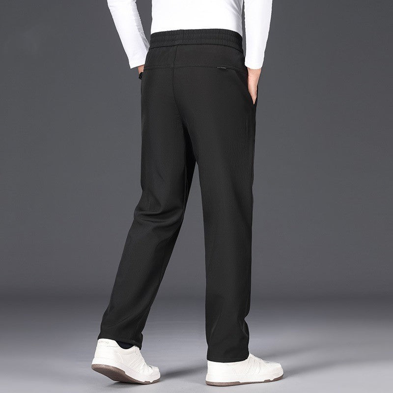 Herren Fleecegefütterte Business-Hose mit Geradem Schnitt | Ideal für den Winter
