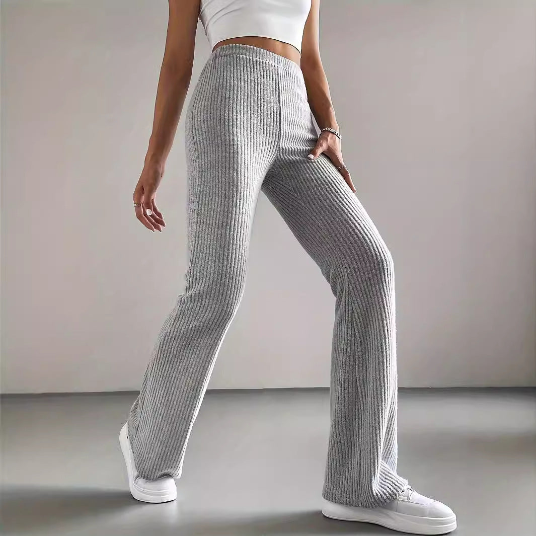 Rippstrick Bootcut Hose | Ideal für den Herbst