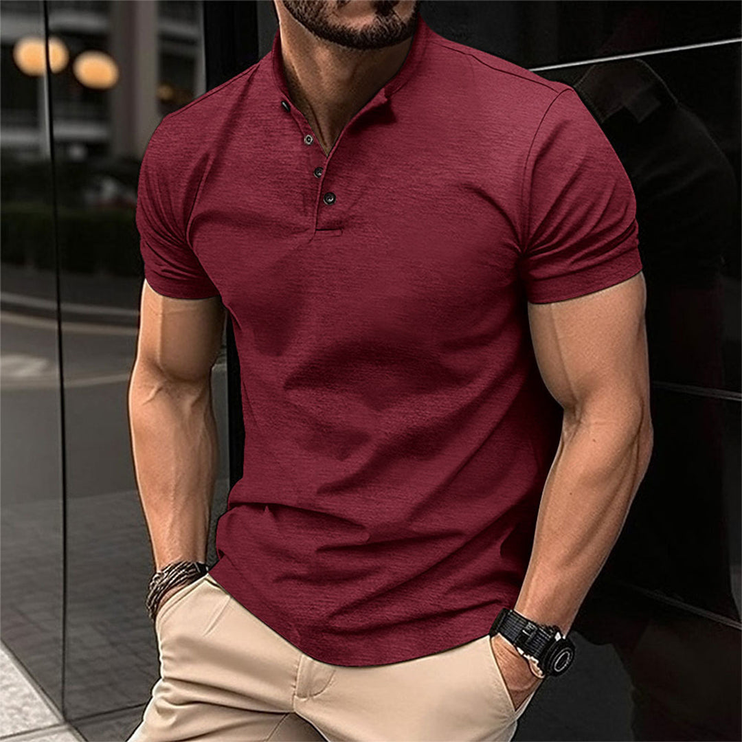 Herren Polo-Shirt mit Kurzarm und Klassischem Kragen Ideal für Frühling und Sommer