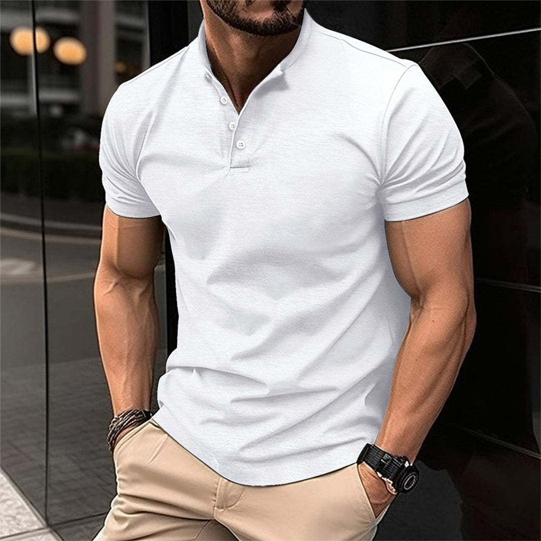 Herren Polo-Shirt mit Kurzarm und Klassischem Kragen Ideal für Frühling und Sommer