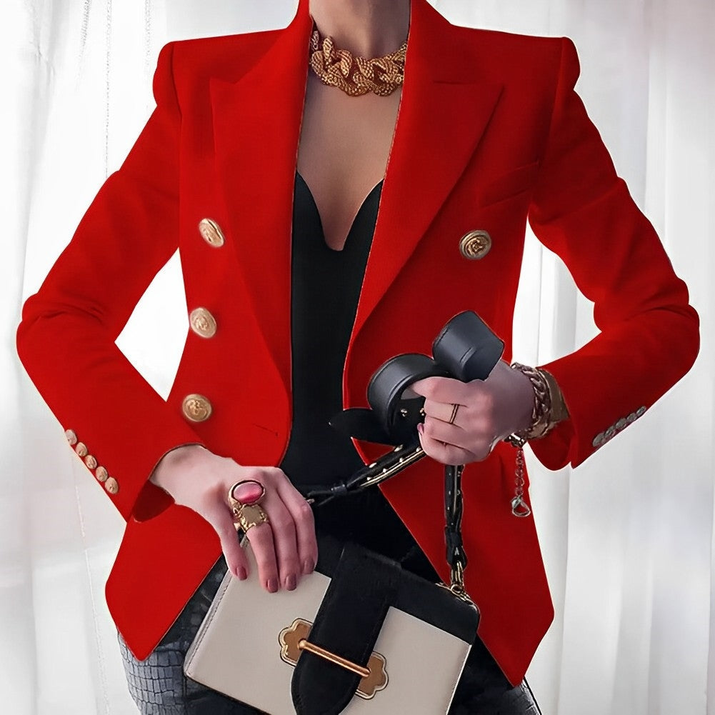 Maßgeschneiderter Blazer mit Slim-Fit und eleganten Details | Ideal für Frühling und Herbst
