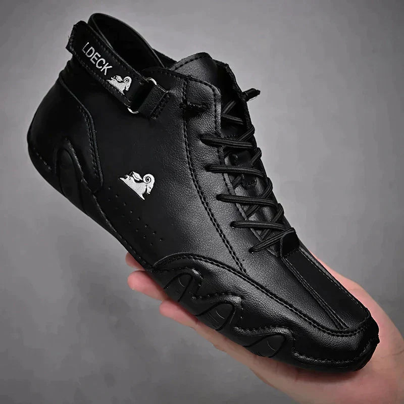 Rutschfeste Barfußschuhe mit Atmungsaktivem Leder Ideal für Frühling und Herbst