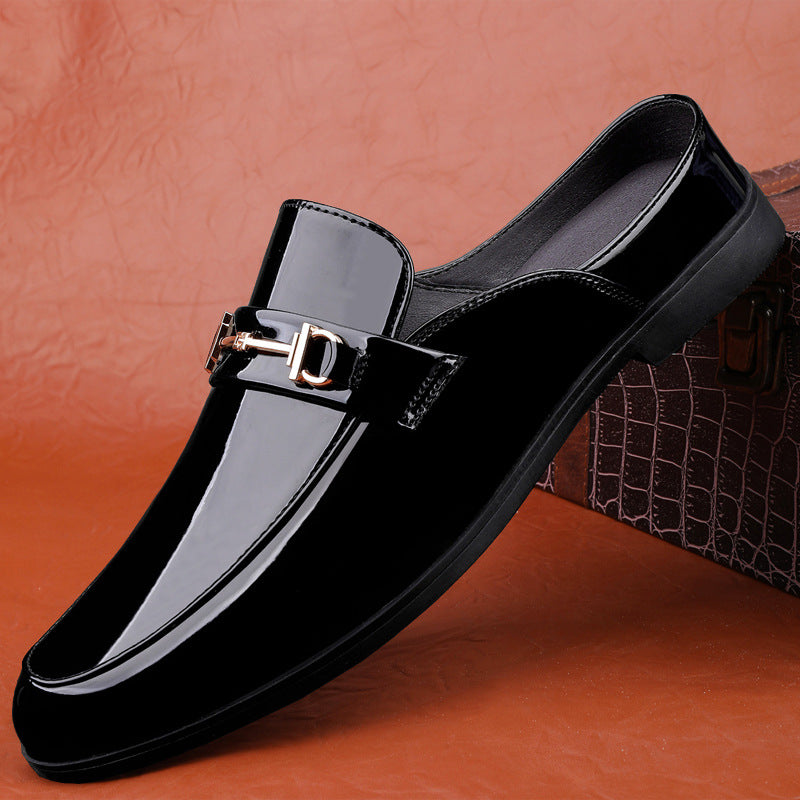 Herren Leder Halbschuhe mit Metall-Detail | Ideal für Frühling und Sommer