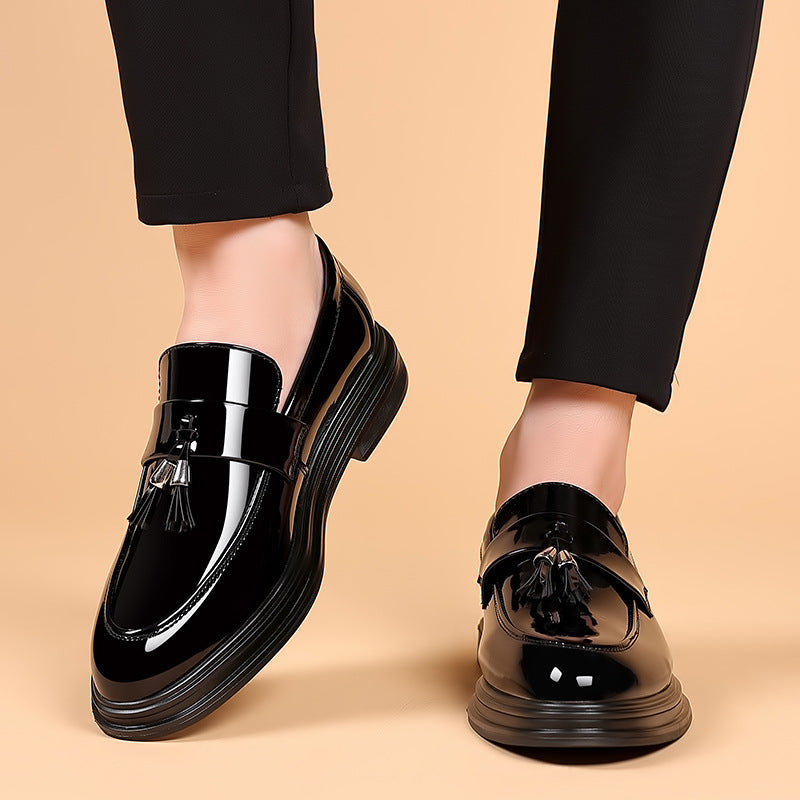Herrenschuhe aus Kunstleder in Übergrößen mit Weicher Gummisohle | Ideal für alle Jahreszeiten