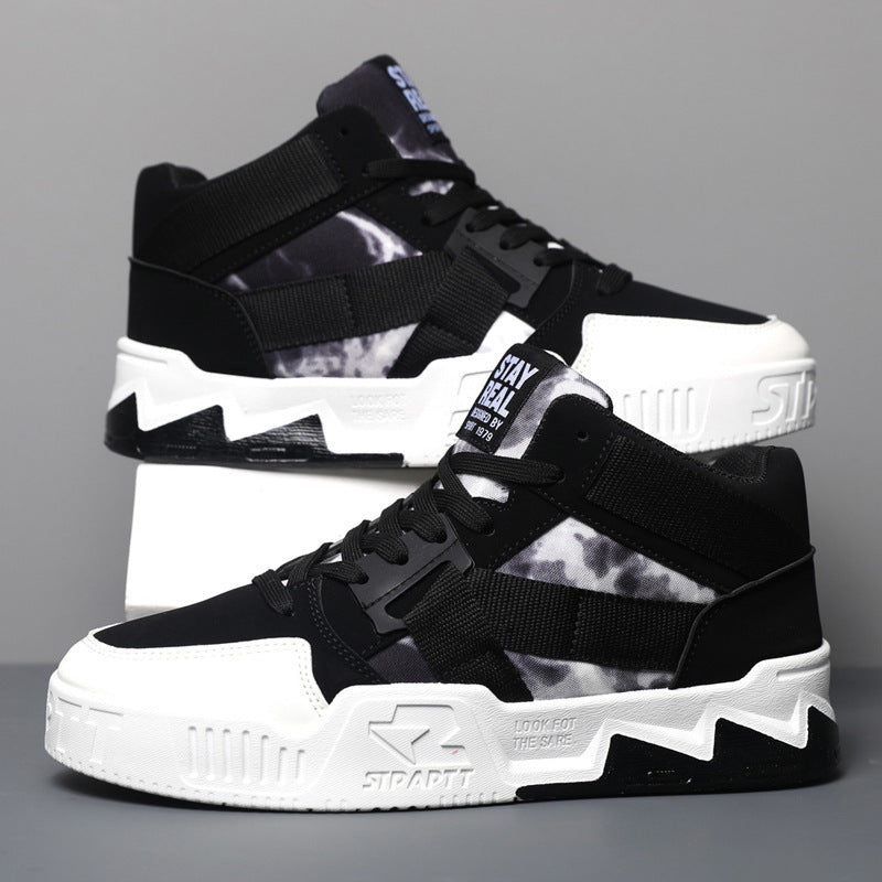 Tarnmuster Mid-Top Sneaker mit Gummisohle | Ideal für alle Jahreszeiten