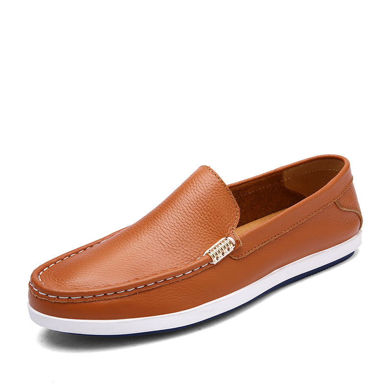 Herren Leder Schuhe mit Soft-Sohle und Atmungsaktivität | Ideal für den Sommer