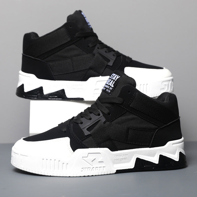 Tarnmuster Mid-Top Sneaker mit Gummisohle | Ideal für alle Jahreszeiten