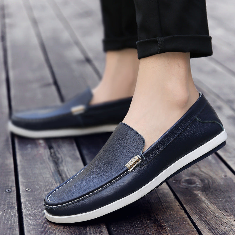Herren Leder Schuhe mit Soft-Sohle und Atmungsaktivität | Ideal für den Sommer