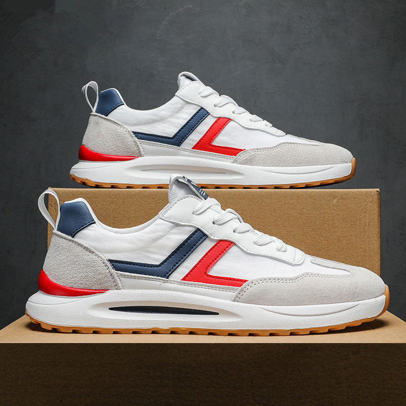 Atmungsaktive Canvas-Sneaker für Herren mit Gummisohle | Ideal für Frühling und Sommer