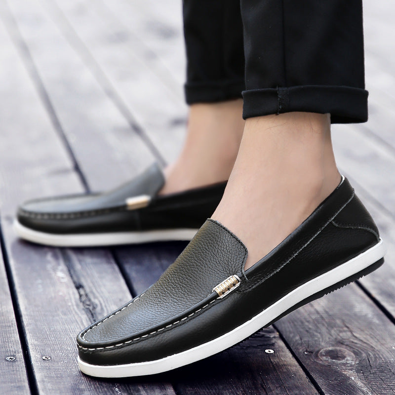 Herren Leder Schuhe mit Soft-Sohle und Atmungsaktivität | Ideal für den Sommer