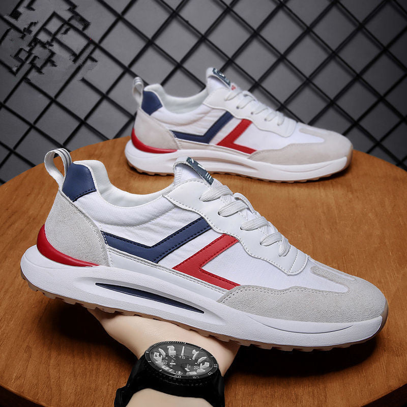 Atmungsaktive Canvas-Sneaker für Herren mit Gummisohle | Ideal für Frühling und Sommer