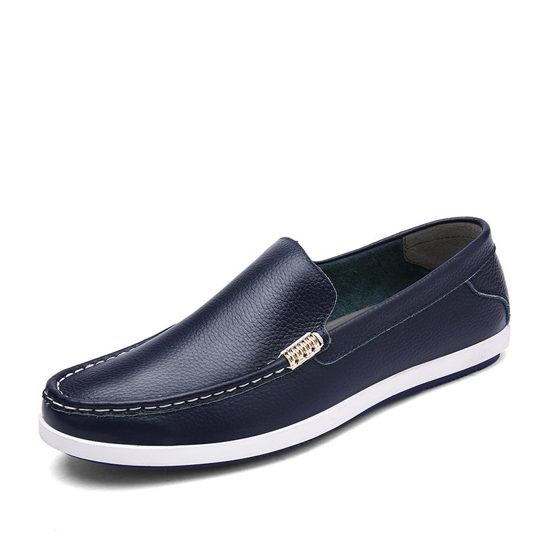 Herren Leder Schuhe mit Soft-Sohle und Atmungsaktivität | Ideal für den Sommer