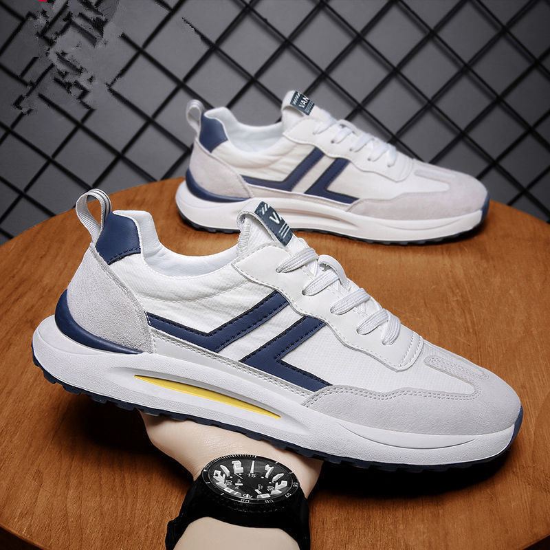 Atmungsaktive Canvas-Sneaker für Herren mit Gummisohle | Ideal für Frühling und Sommer