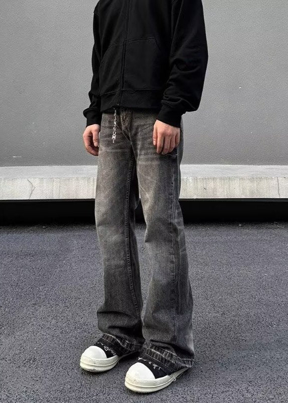 Herren Schlank Geschnittene Gerade Jeanshosen I Ideal für alle Jahreszeiten
