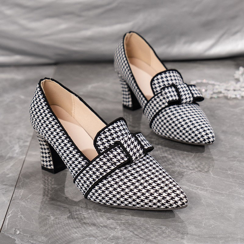 Spitze High Heel Schuhe mit EVA Sohle | Ideal für Frühling und Herbst