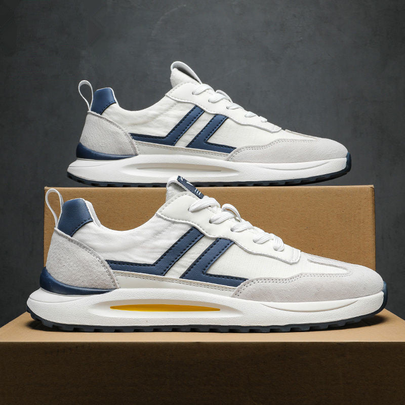 Atmungsaktive Canvas-Sneaker für Herren mit Gummisohle | Ideal für Frühling und Sommer