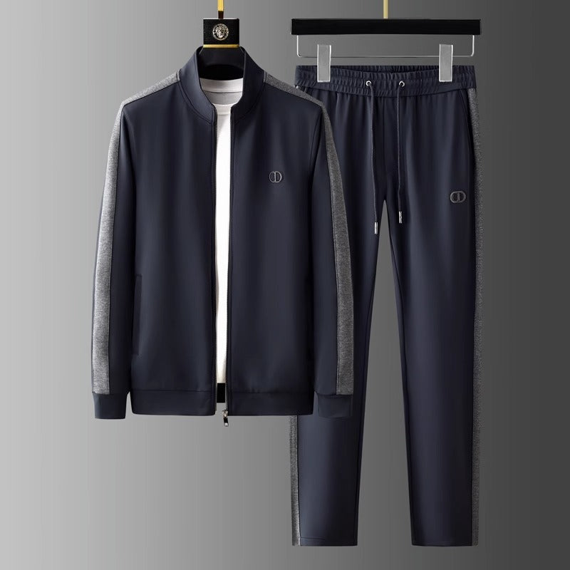 Zweiteiliges Seidiges Stretch-Sportset für Herren | Ideal für alle Jahreszeiten