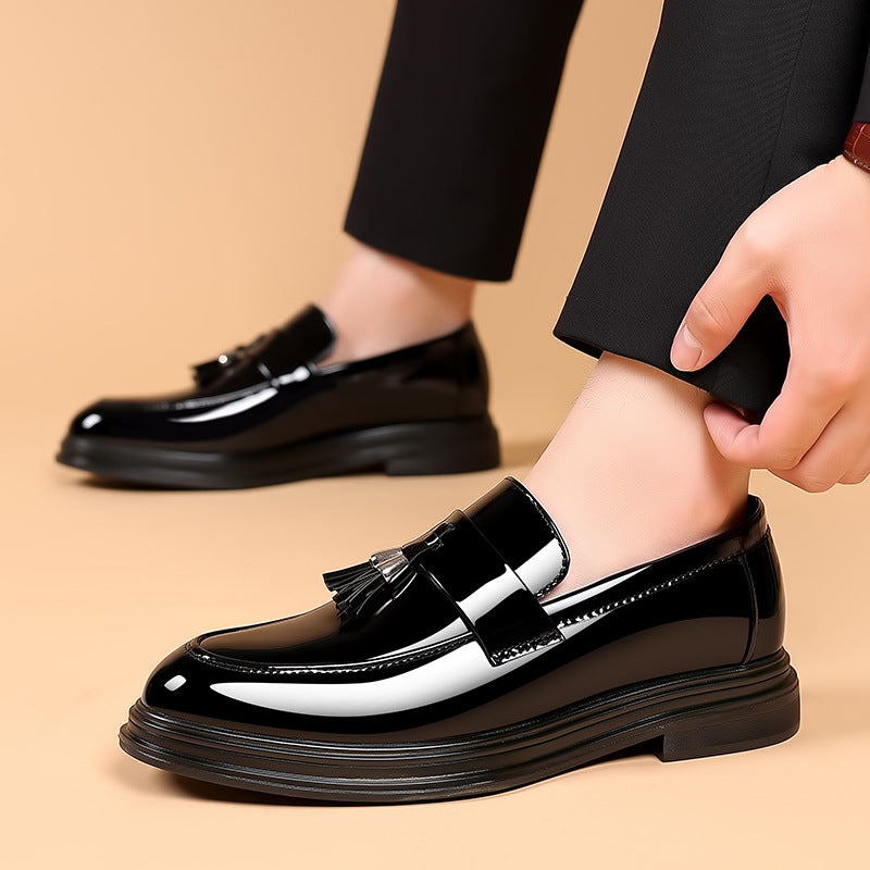 Herrenschuhe aus Kunstleder in Übergrößen mit Weicher Gummisohle | Ideal für alle Jahreszeiten