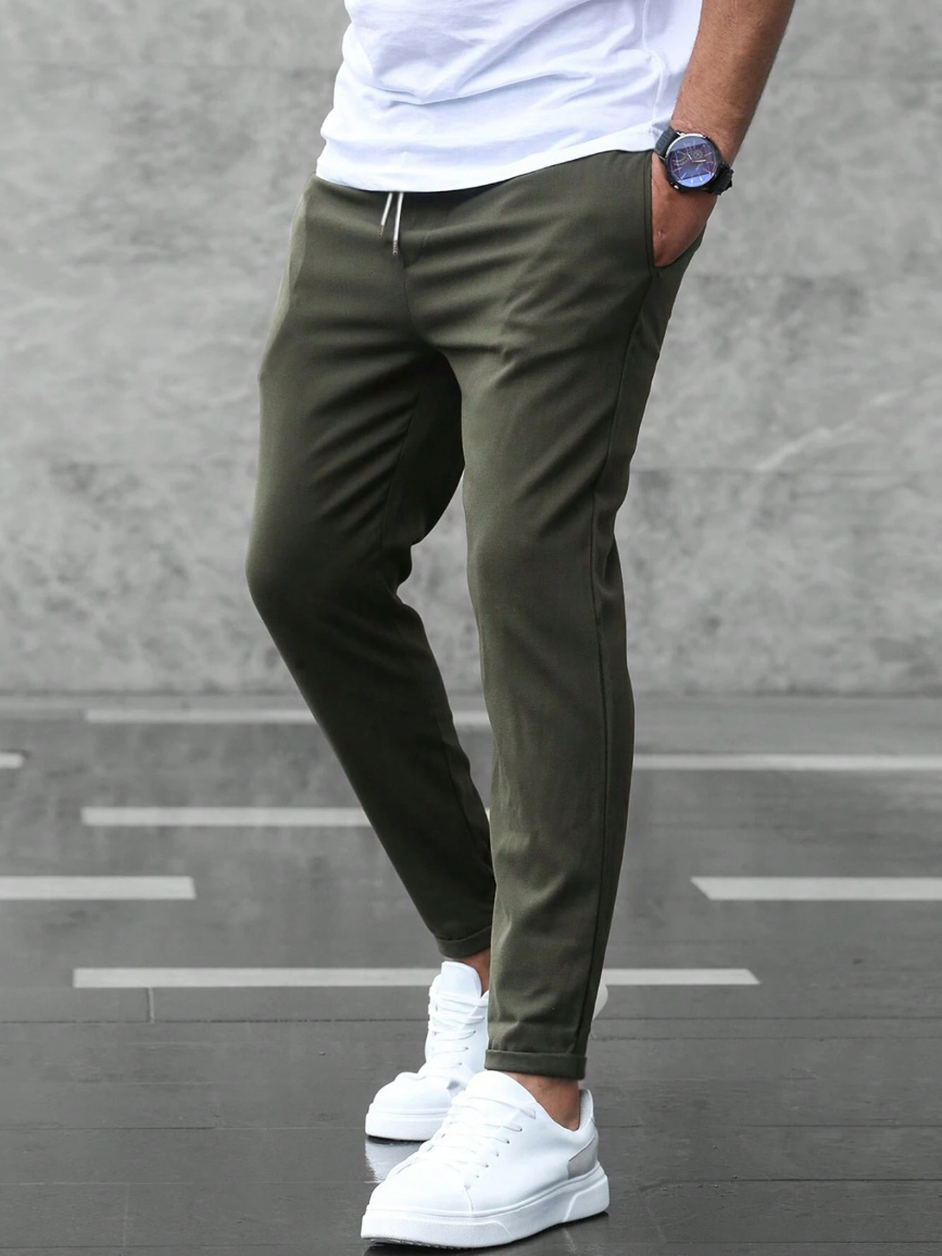 Herren Stretch-Hose mit Elastischem Bund I Ideal für alle Jahreszeiten