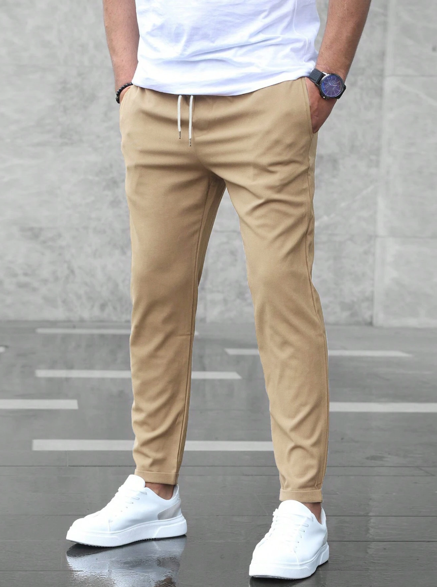 Herren Stretch-Hose mit Elastischem Bund I Ideal für alle Jahreszeiten