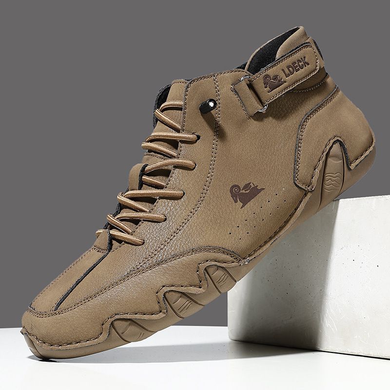 Rutschfeste Barfußschuhe mit Atmungsaktivem Leder Ideal für Frühling und Herbst