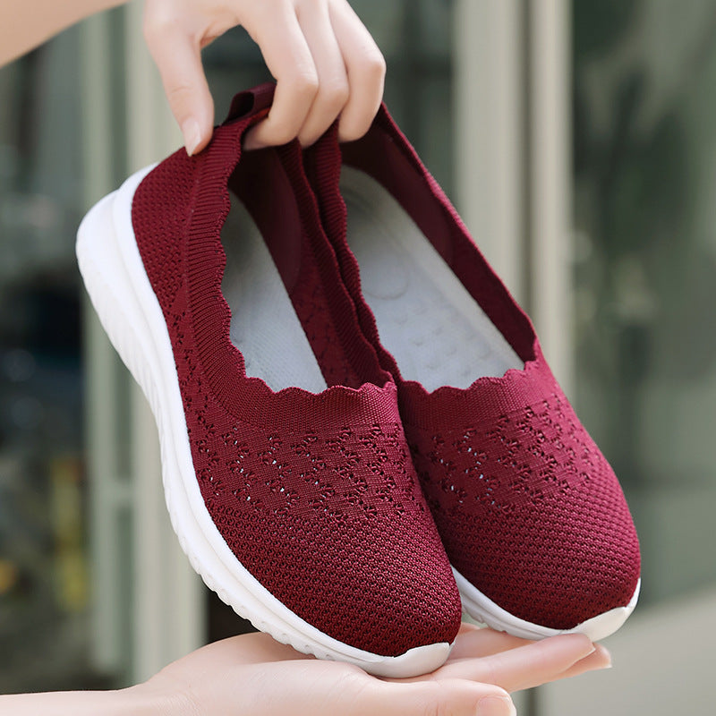 Niedrig geschnittene atmungsaktive Mesh-Laufschuhe | Ideal für den Frühling