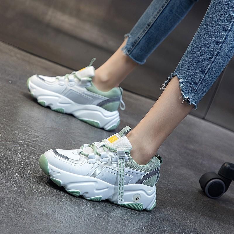 Plateau-Sneaker aus Echtleder | Ideal für alle Jahreszeiten