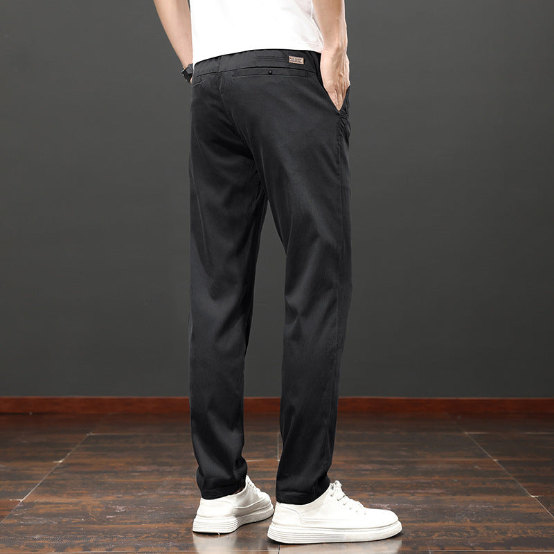 Herren Slim-Fit Gerade Hosen Ideal für Alle Jahreszeiten