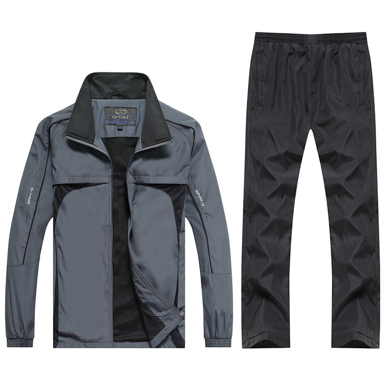 Herren Sportanzug Zweiteilig Ideal für Frühling und Herbst