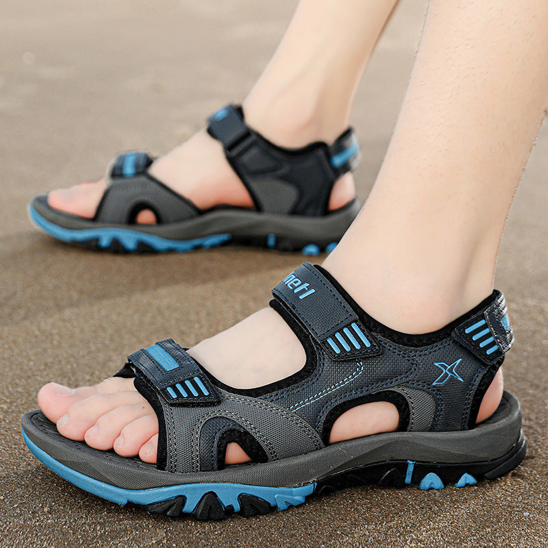 Velcro Riemen PU Sandalen mit Rutschfester Sohle | Ideal für den Sommer