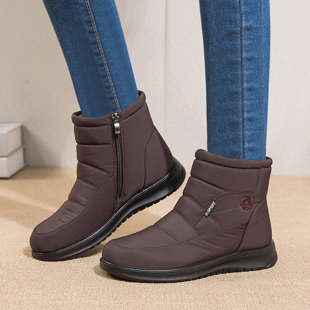 Wasserdichte Rutschfeste Knöchel-Schneestiefel mit Warmem Futter | Ideal für den Winter