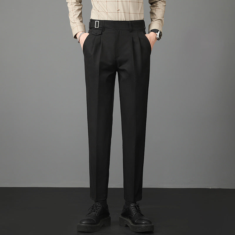 Herren Slim Fit Gerade Anzughose | Ideal für den Herbst