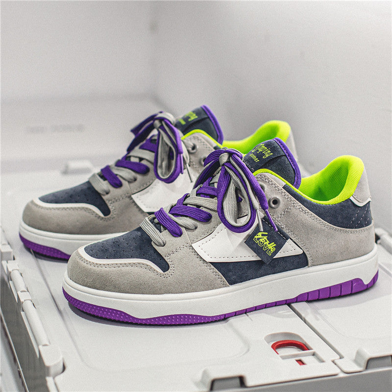 Lace-Up PU Board Shoes mit Atmungsaktivem Mesh-Futter | Ideal für Alle Jahreszeiten