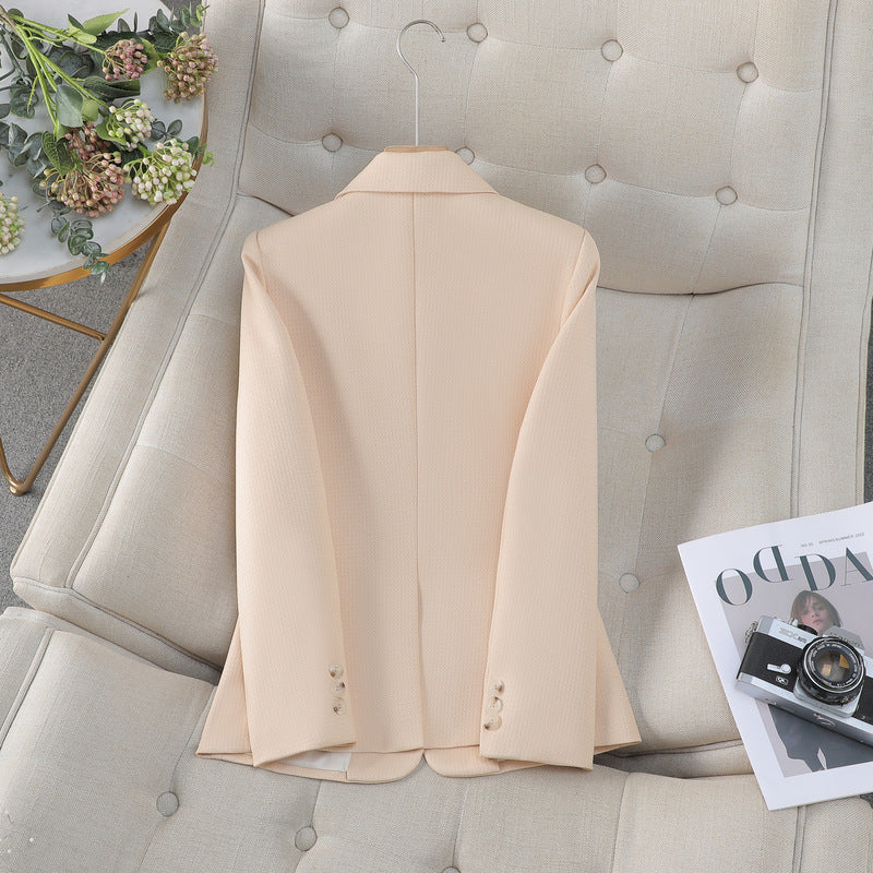 Damen Fitted Blazer mit langen Ärmeln und Taschen | Ideal für Herbst und Winter