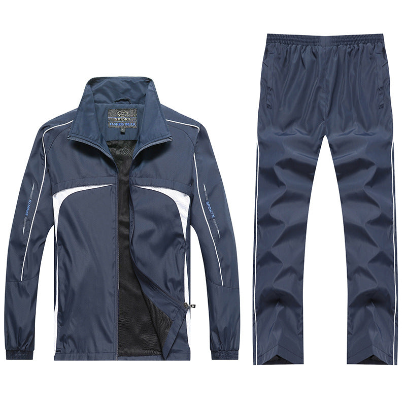 Herren Sportanzug Zweiteilig Ideal für Frühling und Herbst