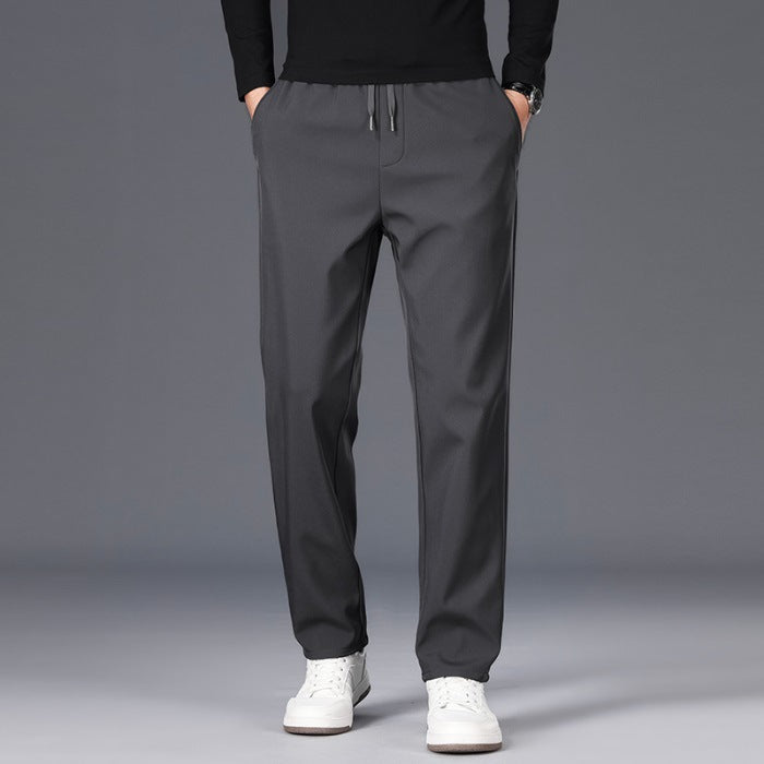 Herren Fleecegefütterte Business-Hose mit Geradem Schnitt | Ideal für den Winter