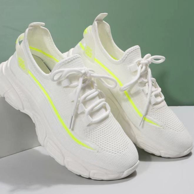 Damen Flyknit Wanderschuhe mit Kreuzriemendesign | Ideal für Frühling und Sommer