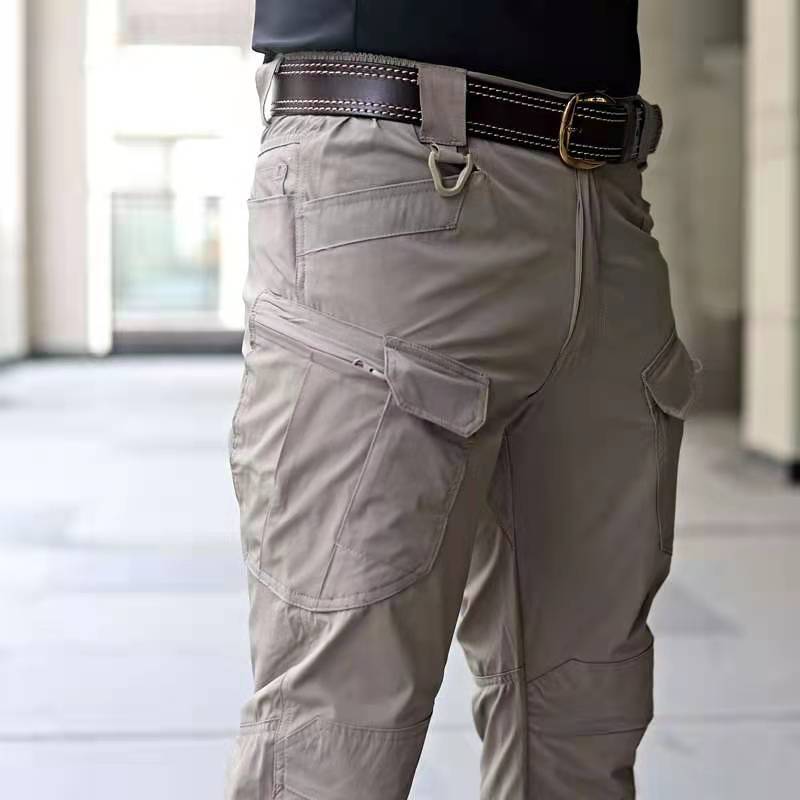 Herren Schnell Trocknende Stretchhose mit Taschen I Ideal für den Sommer