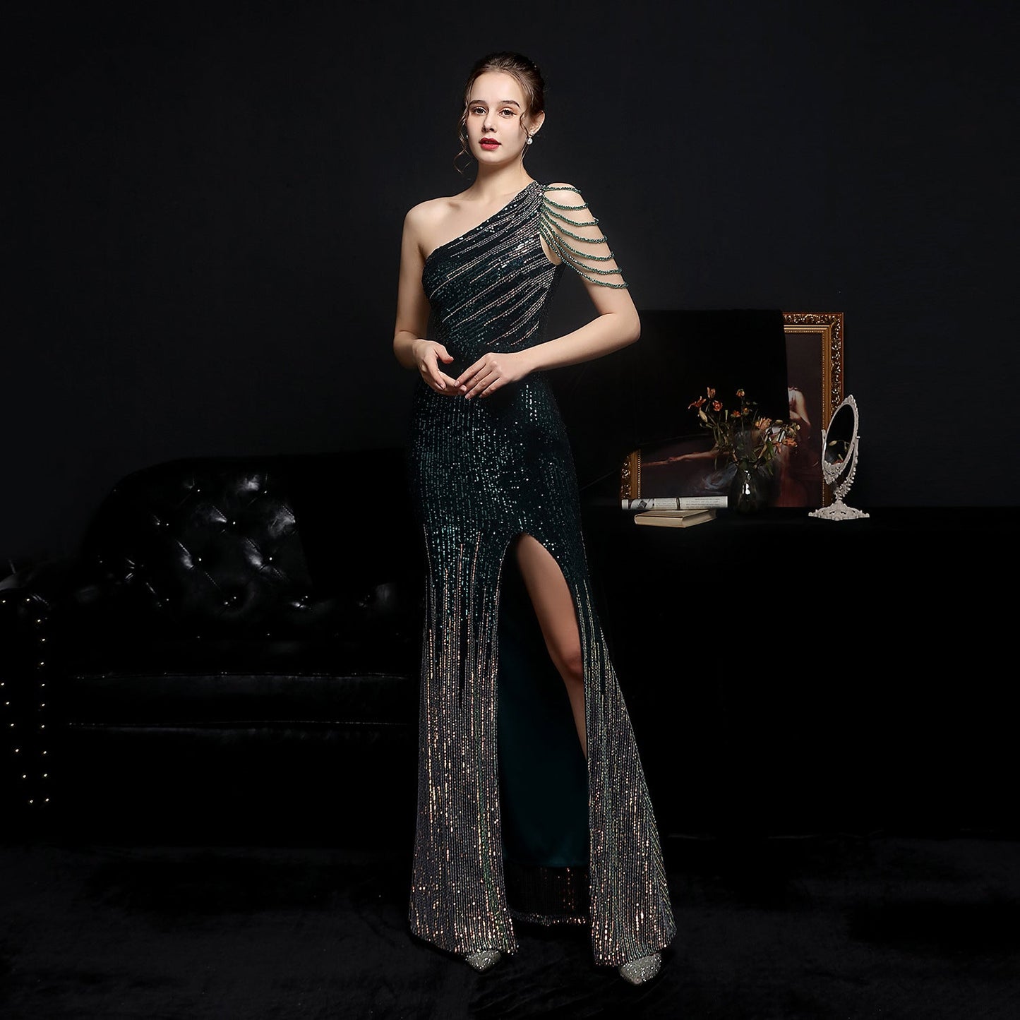 Elegantes Langes Abendkleid | Ideal für Frühling und Herbst