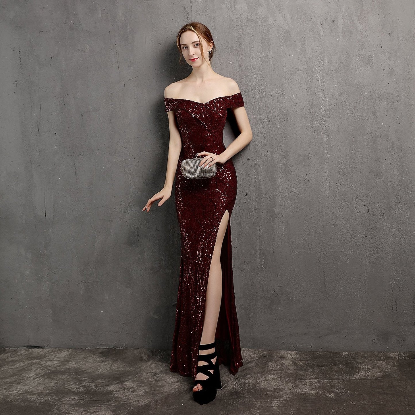 Elegantes Abendkleid mit Fließender Silhouette | Ideal für Frühling und Sommer
