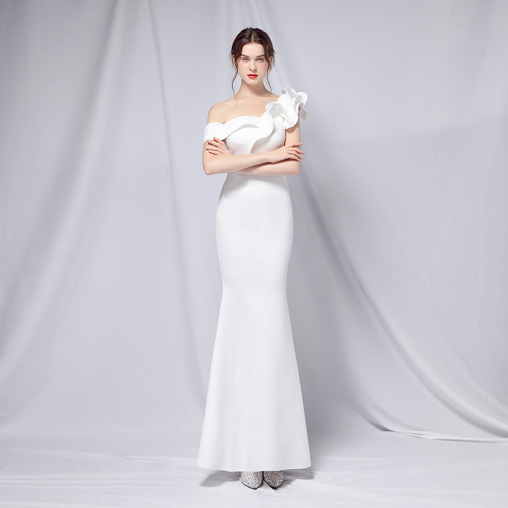 Elegantes Abendkleid mit Fischschwanz | Ideal für Herbst und Winter