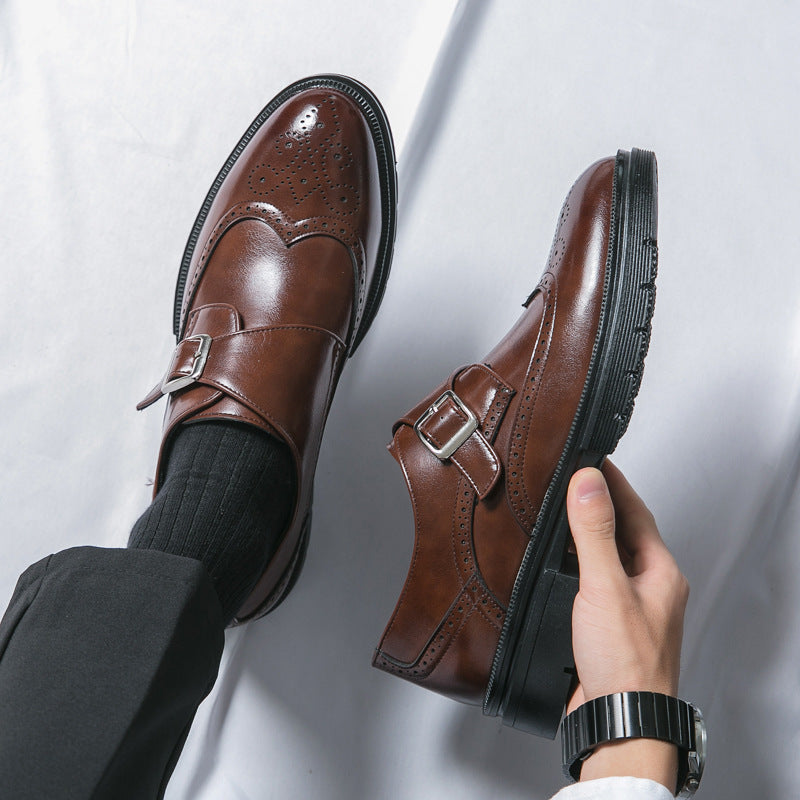 Herren Business Slipper aus PU-Leder mit Atmungsaktivem Design | Ideal für alle Jahreszeiten